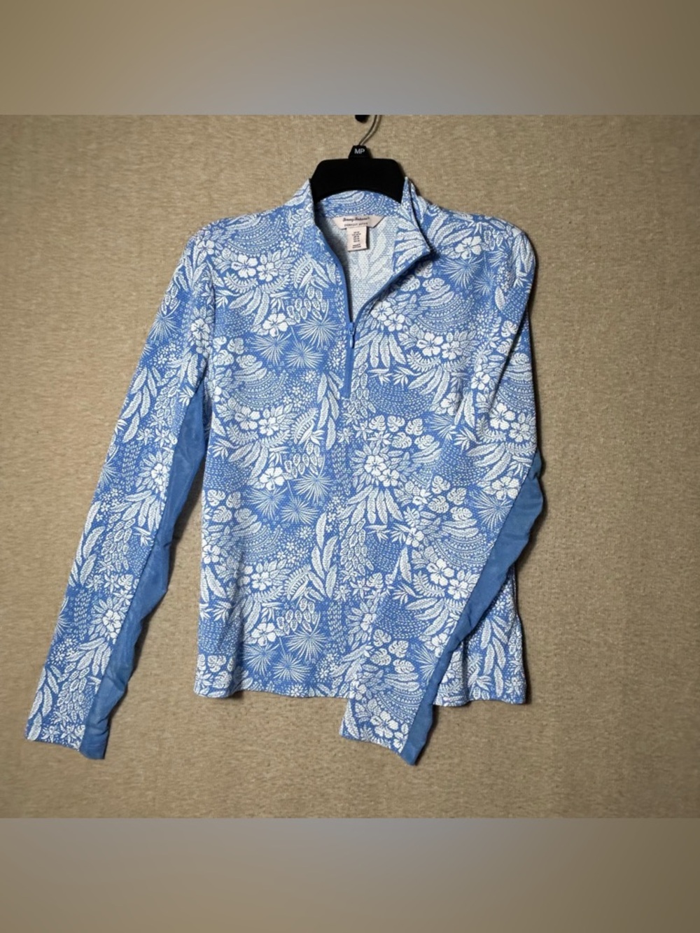 Tommy Bahama‎ Everyday Active 1/4 Zip Womens M Golf Travel Resort Performance